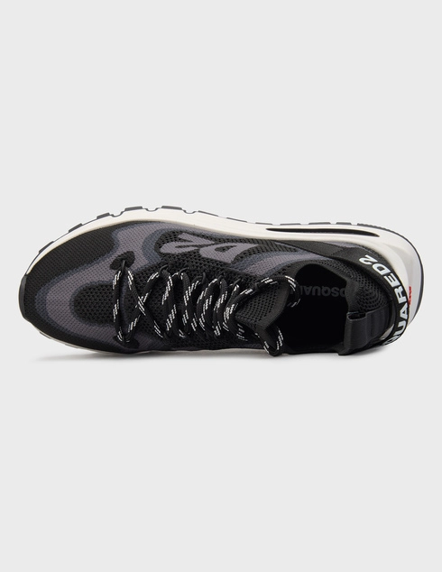 черные мужские Кроссовки Dsquared2 0336-black 25235 грн