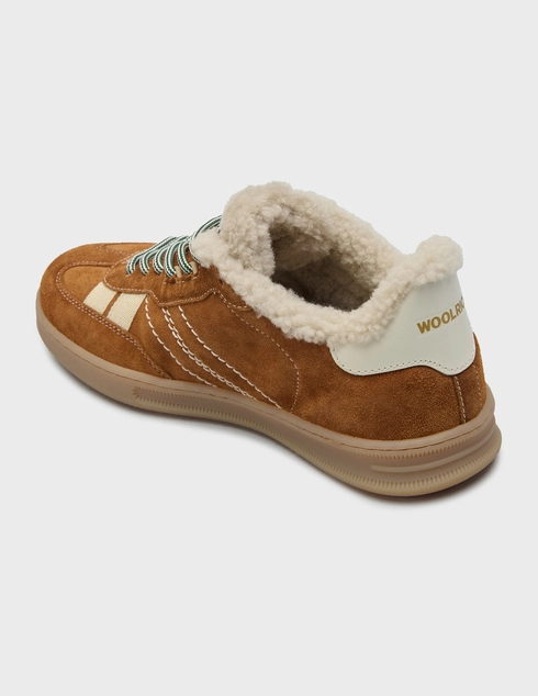 женские коричневые Кеды Woolrich WFW252-511-ASM-CA-BEIGE_brown - фото-2