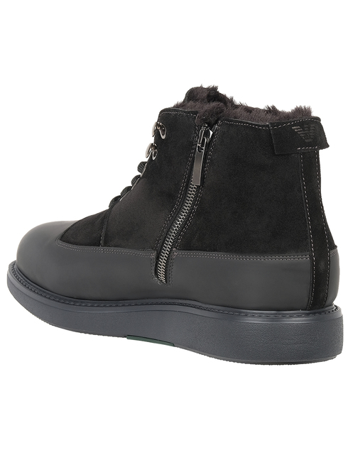 мужские черные Ботинки Emporio Armani AGR-X4M311XL551-K001 - фото-2
