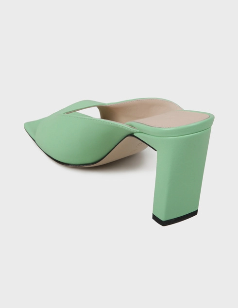 женские зеленые Мюли Wandler ISA-FIS-20204-101201-2652-beige - фото-2