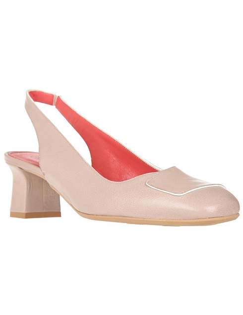 женские бежевые Босоножки Pas De Rouge 1621-beige - фото-2