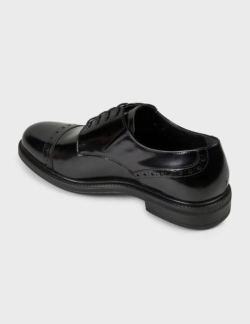 мужские черные Дерби Roberto Serpentini 4567-black - фото-2