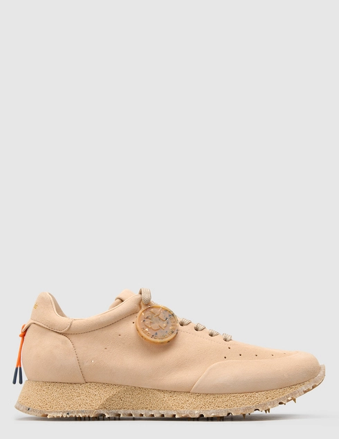 женские бежевые замшевые Кроссовки Barracuda BD1201A-060 - фото-5