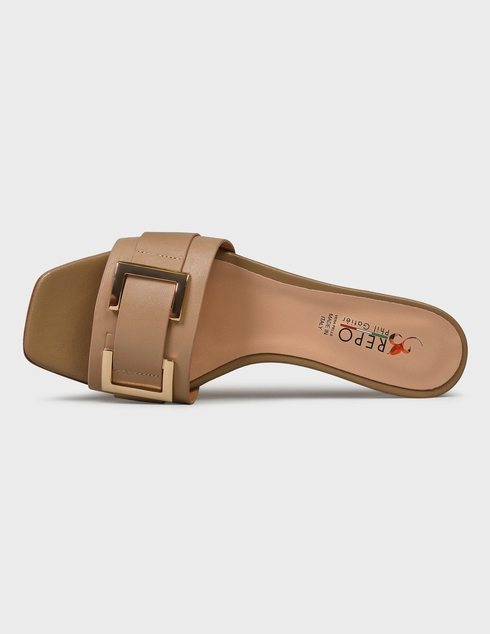 бежевые женские Шлепанцы Repo 70131_beige 4256 грн