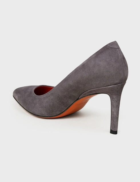 женские серые Туфли Santoni Sant-AW19-20-WDNT57627HI2RMGDG72-gray - фото-2