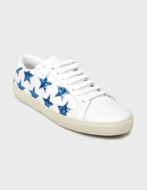 белые Кеды Saint Laurent Paris 4489-white
