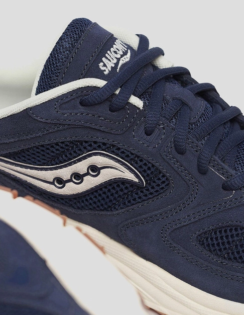 мужские синие замшевые Кроссовки Saucony S70898-2_blue - фото-5