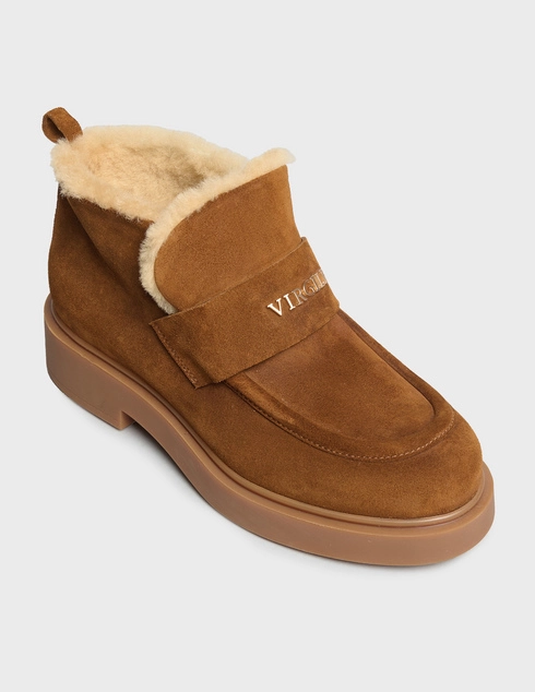 коричневые Полуботинки Vittorio Virgili 619201-3-viski_brown