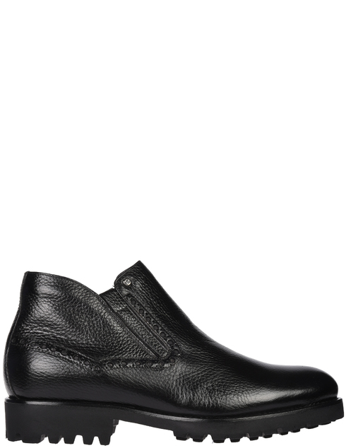 мужские черные кожаные Ботинки Mario Bruni 11645_black - фото-5