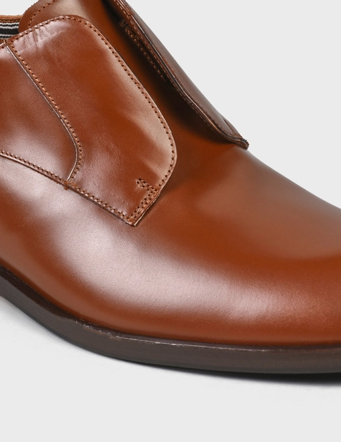женские коричневые кожаные Дерби Fratelli Rossetti S67212-brown - фото-5