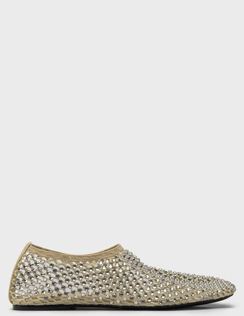 женские бежевые текстильные Балетки Strategia R11_beige - фото-5