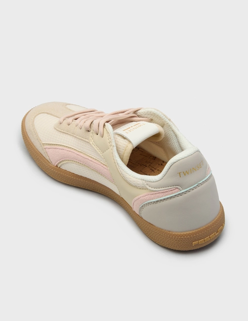 женские бежевые Кеды Twinset 261TCP01L-13326 - фото-2