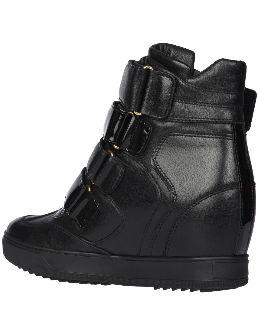 женские черные Сникерсы Roberto Botticelli RB8073_black - фото-2