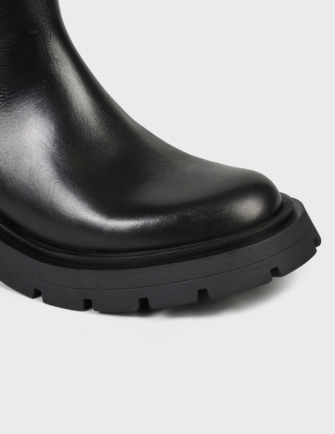 женские черные кожаные Ботинки Tuffoni 3221006-black - фото-5