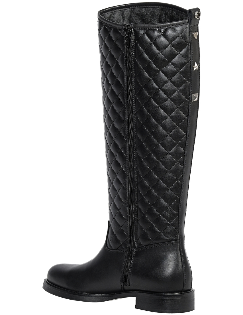 женские черные Сапоги Trussardi AGR-79A002719Y099999-K299 - фото-2
