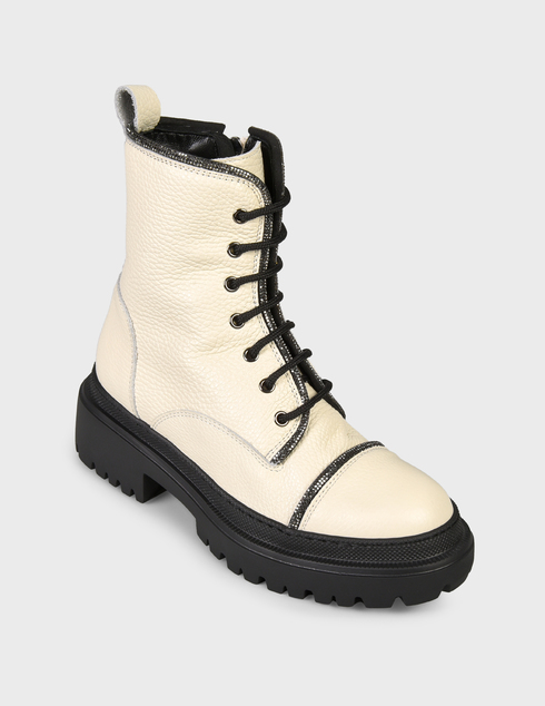 белые Ботинки Pollini 2418-white