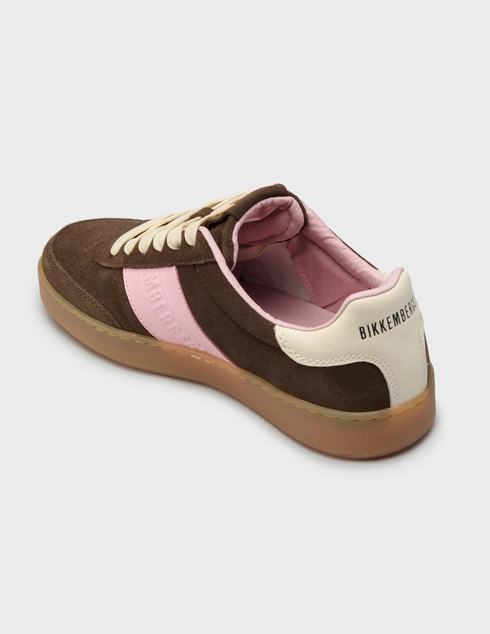 женские коричневые Кеды Bikkembergs 30602-cacao-roza_brown - фото-2
