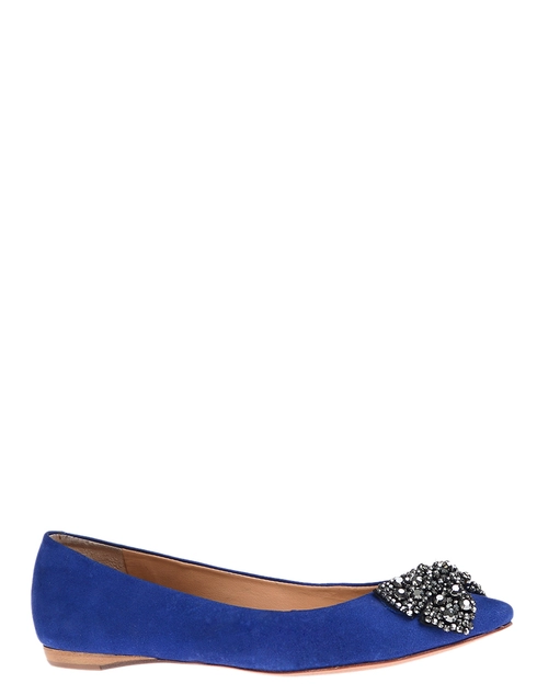 синие Балетки Schutz 1622_blue