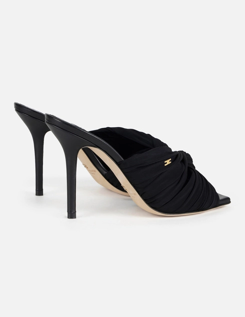 женские черные Мюли Elisabetta Franchi SA-33L-63E2-V500-110 - фото-2