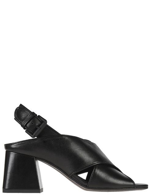 женские черные кожаные Босоножки Vic Matie 7311nero_black - фото-5