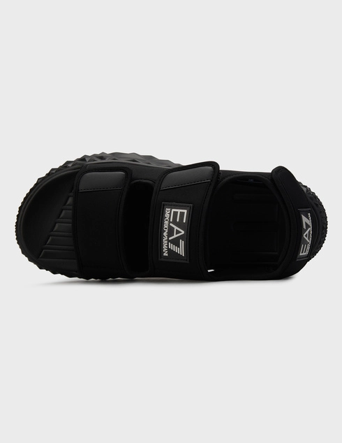 черные мужские Сандалии Ea7 Emporio Armani 004-312_blackM 7983 грн