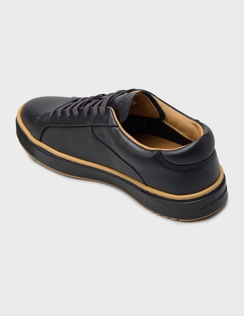 мужские черные Кеды Emporio Armani AGR-081-001_black - фото-2