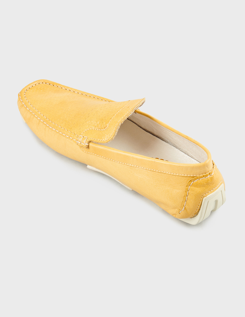 мужские желтые Мокасины ORO 088_yellow - фото-2