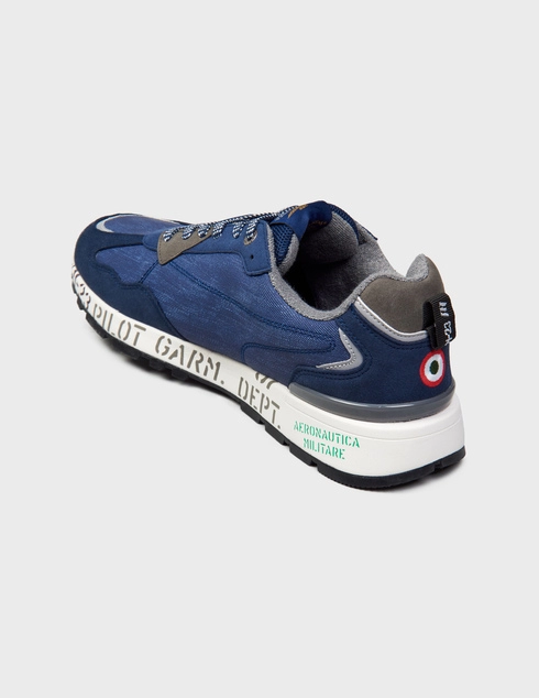 мужские синие Кроссовки Aeronautica Militare 232SC214CT3228-08350 - фото-2