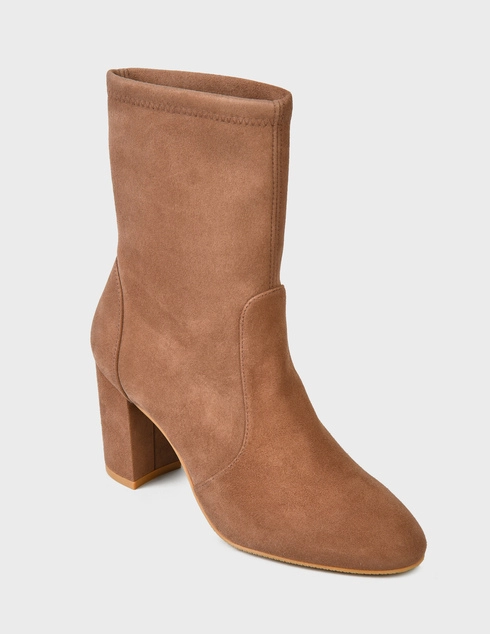 коричневые Полусапоги Stuart Weitzman SW-AW21-YULIANA-80-S6281-TAU-brown