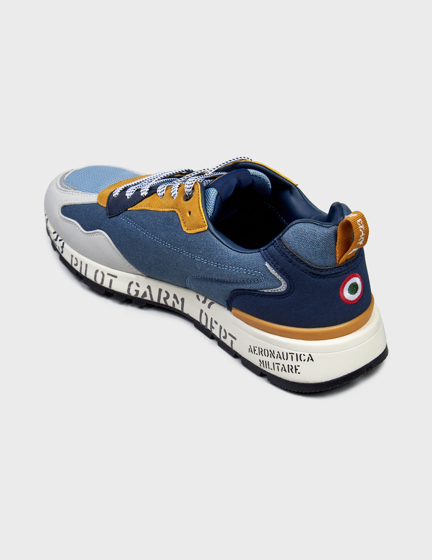 мужские многоцветные Кроссовки Aeronautica Militare AGR-241SC276CT3332-94513 - фото-2