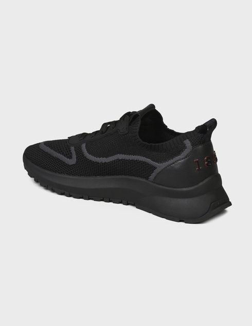 мужские черные Кроссовки Bally 0667_black - фото-2