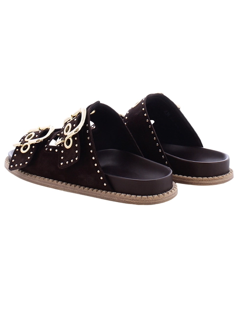 женские коричневые Шлепанцы Kennel & Schmenger 136110.0120.2770 - фото-2