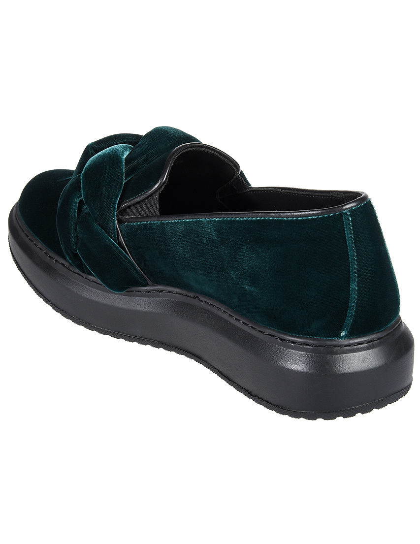 женские зеленые Слипоны Ballin AGR-W6068L_green - фото-2
