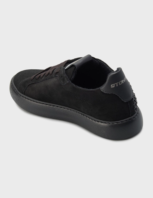 женские черные Кеды Stokton AGR-LTD4_black - фото-2
