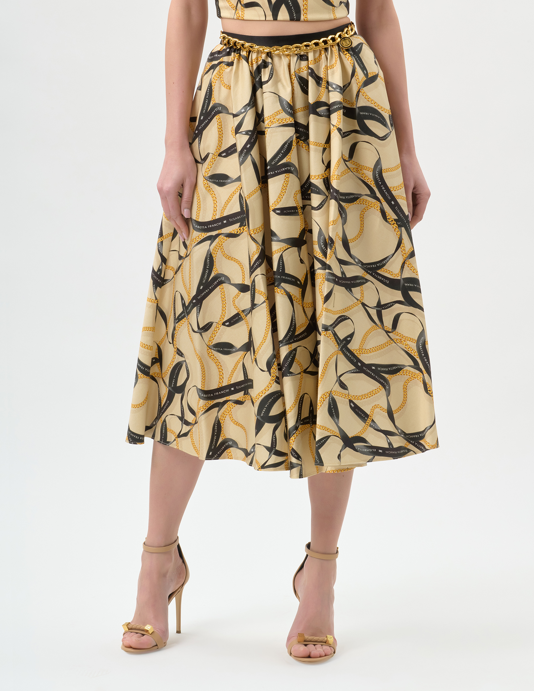 

Юбка, Многоцветный;бежевый