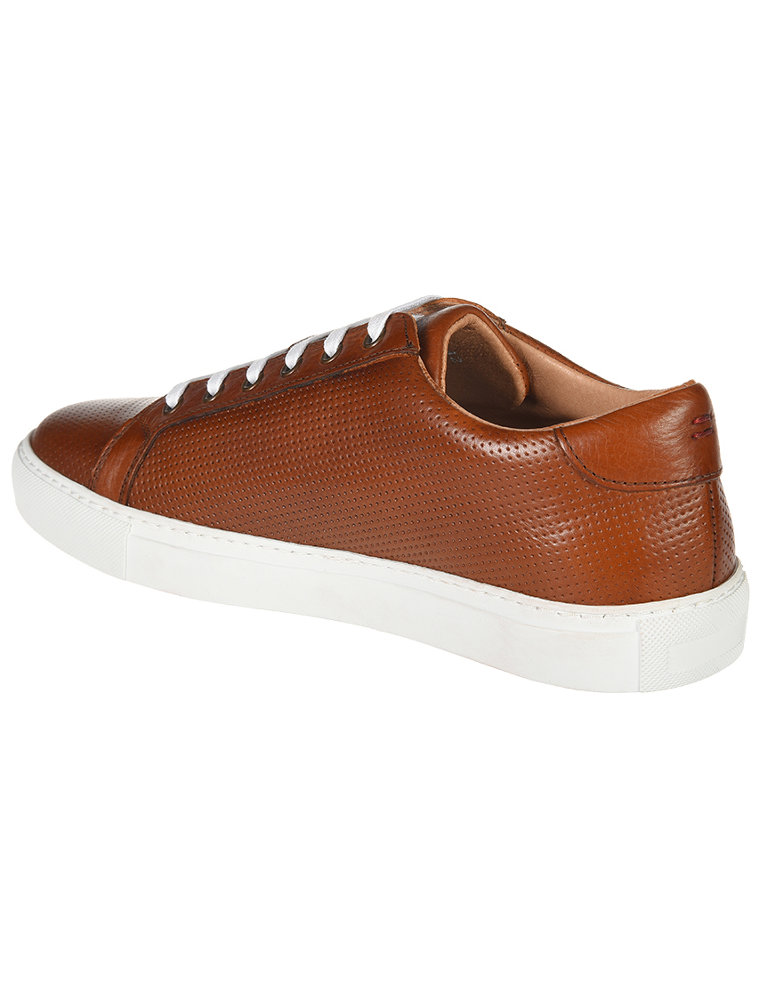 мужские коричневые Кеды Eleventy 0191-27008-05-brown - фото-2