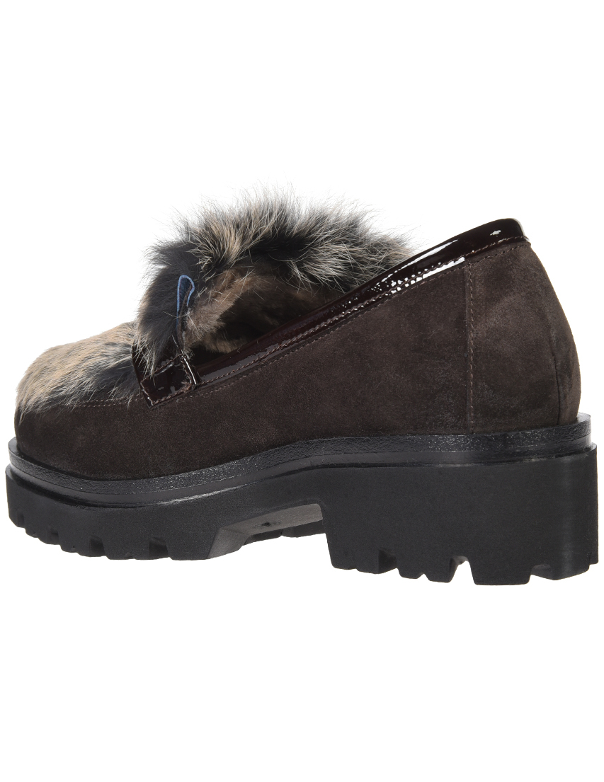 женские коричневые Туфли A&M 6396_brown - фото-2