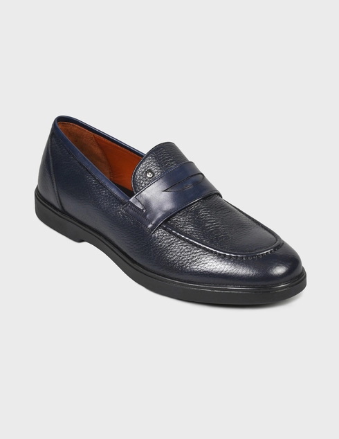 синие Лоферы Roberto Serpentini 4853-blue