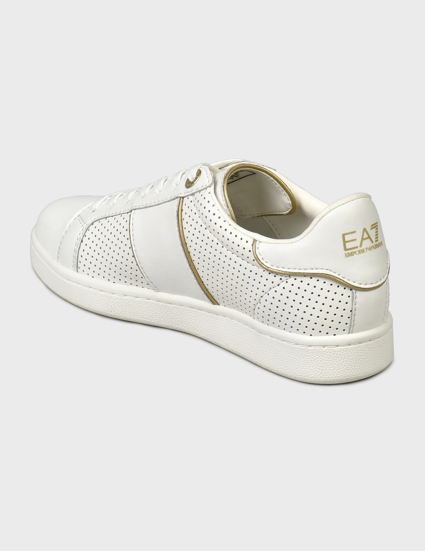 женские белые Кеды Ea7 Emporio Armani X8X102XK258-S288 - фото-2