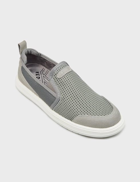 серые Слипоны Keddo 857103-03-03_gray
