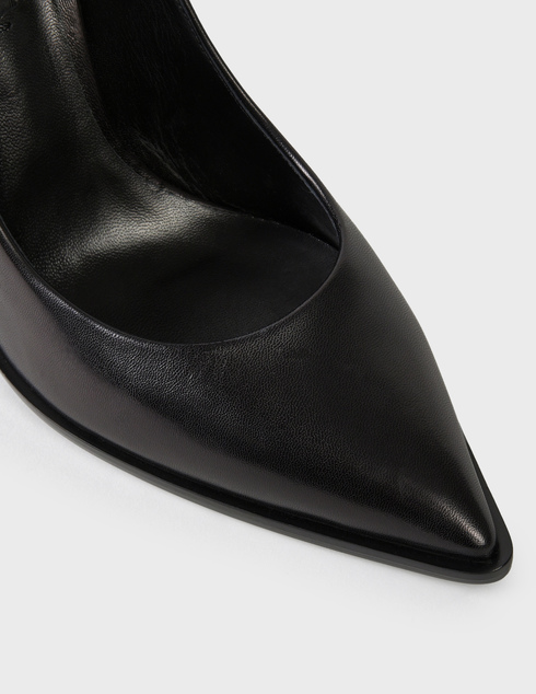 женские черные кожаные Туфли Casadei S1F701R100MZMINO9000-black - фото-5
