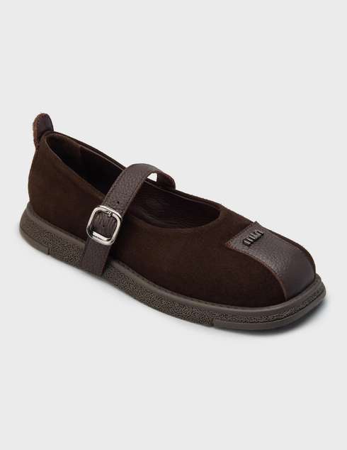 коричневые Балетки Roberto Serpentini T-134-3-K-brown