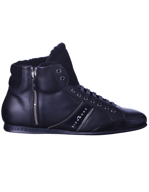 мужские черные Ботинки John Richmond S6683M - фото-2