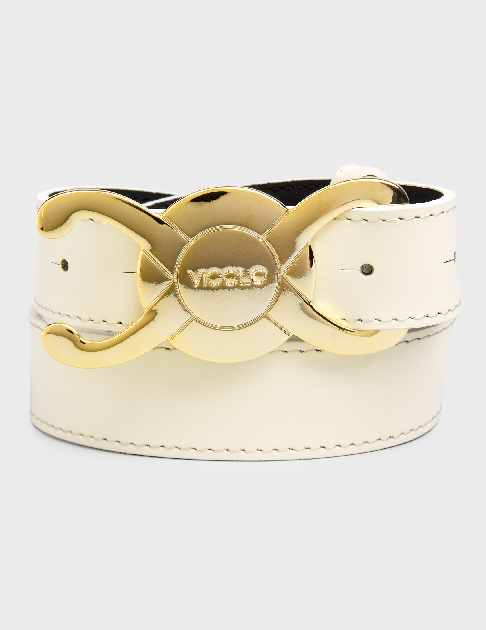 

Ремень, Бежевый;молочный