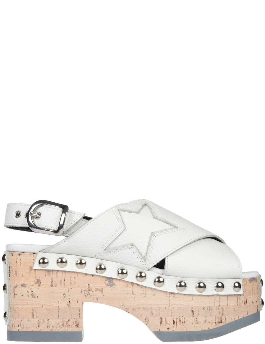 Женские босоножки MCQ ALEXANDER MCQUEEN 463333-9000_white