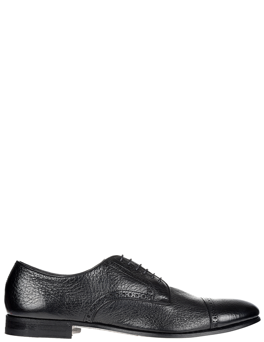 мужские черные Дерби Henderson Baracco 68200-black - фото-2