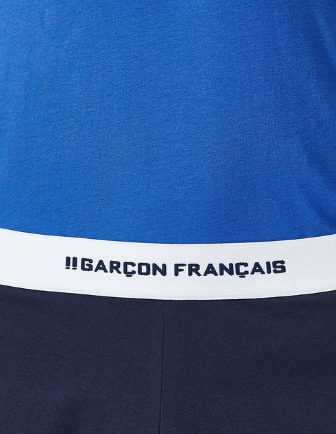 Garcon Francais Pantalon-maison18-Marine-Blanc_blue фото-4