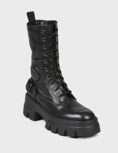 черные Ботинки H'estia Venezia 9903-black