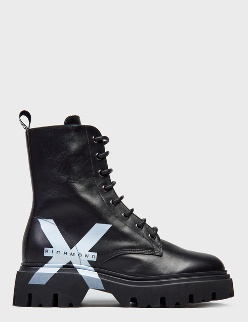 женские черные кожаные Ботинки Richmond X 20145_black - фото-5