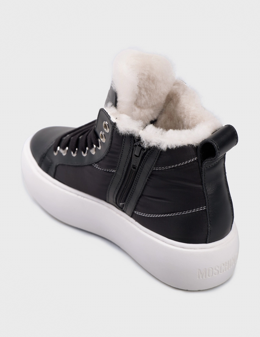Кеды Moschino 78707_black_207521 (Черный) в интернет магазине